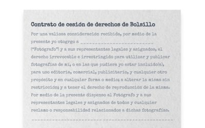 Formulario de Bolsillo de Cesión de Derechos