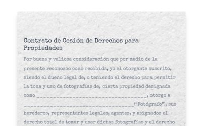 Contrato de Cesión de Derechos para Propiedades